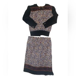 EVANNA Vintage 2pc. Skirt set